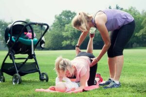 Classes for postnatal mums.