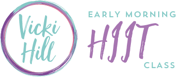 Earlt morning HIIT exercise class.